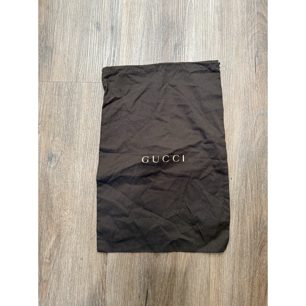 Genuine Gucci Brown‎ Shoe Handbag 1 Dust Bag Tote Size 12X17